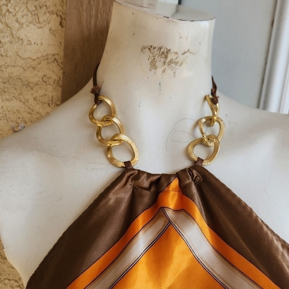 RETRO VINTAGE 1970’S LEATHER CARPETBAGS OF AMERICA BAG, Free Scarf Top - Picture 9 of 16